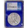 Image 1 : 2018 American Silver Eagle .999 Fine Silver Dollar Coin NGC MS70