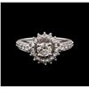 Image 1 : 1.01 ctw Diamond Ring - 14KT White Gold
