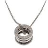 Image 2 : Bvlgari Silver B.Zero 1 Pendant Necklace