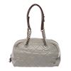 Image 1 : Chanel Grey Lambskin Country Chic Bowler Bag
