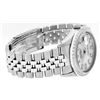 Image 4 : Rolex Mens Stainless Steel MOP Baguette Diamond 36MM Datejust Wristwatch