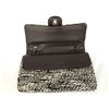 Image 7 : Chanel Black White Multicolor Quilted Boucle Tweed Double Flap Shoulder Bag