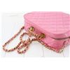 Image 2 : Chanel Pink Quilted Patent Leather Top Handle Vanity Case 2Way Bag