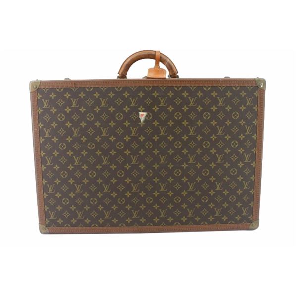 Louis Vuitton Brown Monogram Canvas Leather Bisten 65 cm Travel Bag