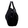 Image 2 : Chanel Black Vinyl CC Ring Hobo Bag