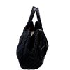 Image 4 : Chanel Black Vinyl CC Ring Hobo Bag