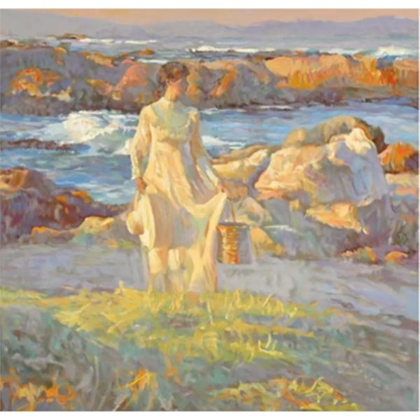 Reflections at Dawn by Don Hatfield on paper