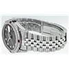 Image 8 : Rolex Mens Stainless Steel Diamond Lugs Rhodium Diamond & Ruby Datejust Wristwat