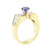 Image 4 : 2.45 ctw Blue Sapphire And Diamond Ring - 18KT Yellow Gold