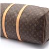 Image 3 : Louis Vuitton Brown Monogram Canvas Leather Keepall 55 cm Duffle Bag Luggage