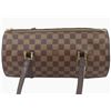 Image 1 : Louis Vuitton Damier Ebene Canvas Leather Papillon 30 cm Shoulder Bag