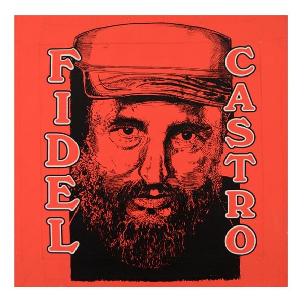 Fidel Castro by Steve Kaufman (1960-2010)