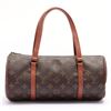 Image 1 : Louis Vuitton Brown Monogram Canvas Leather Papillon 30 cm Shoulder Bag
