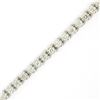 Image 1 : 18k White Gold 3.48 ctw Diamond Line Tennis Bracelet
