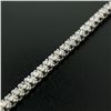 Image 5 : 18k White Gold 3.48 ctw Diamond Line Tennis Bracelet