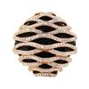 Image 2 : 1.65 ctw Diamond and Onyx Ring - 18KT Rose Gold