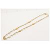 Image 1 : Chanel Gold-tone Metal CC Medallion Faux Pearl Long Chain Necklace