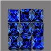 Image 1 : Natural Royal Blue Princess Sapphire 9 Pcs [Flawless-VVS]