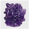 Image 3 : Natural Amethyst & Pearl Hand Carved Dragon