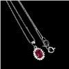 Image 3 : Natural Red Ruby Pendant/Necklace