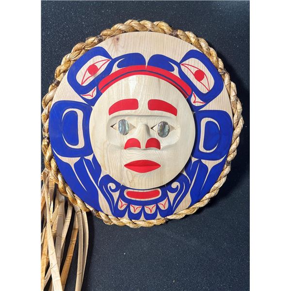 West Coast Native Moon Mask with Eagle Spirit