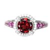 Image 1 : Natural Unheated Garnet Ring