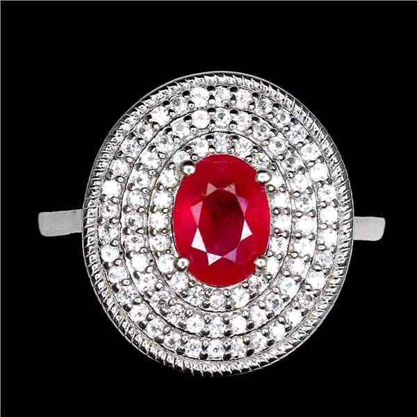 Natural Stunning Red Ruby Ring