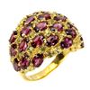 Image 2 : Natural Unheated  Rhodolite Garnet Ring