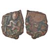 Image 1 : Ancient India: Ancient Malwa - post-Mauryan copper coin, 'standing man', unlisted in PAIC, 2.13g.