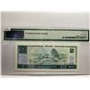 Image 2 : China Peoples Republic 2 Yuan, 1980, P-885af Fluorescent Green Diamonds PMG 66EPQ
