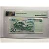 Image 2 : China Peoples Republic 50 Yuan, 2005, P-906 Radar Serial Number PMG 66EPQ