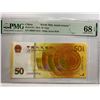 Image 1 : China Peoples Republic 50 Yuan, 2018, P-911 RMB 70th Anniversary PMG 68EPQ