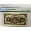 Image 2 : China, Bank of Communications 5 Yuan, 1914, P-117n PMG 64EPQ