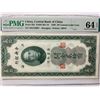 Image 1 : China, Central Bank of China 20 Customs Gold Units, 1930, P-328 PMG 64EPQ