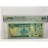 Image 1 : Fiji Reserve Bank 2 dollars, ND 1996, P-96b PMG 64EPQ