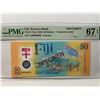 Image 1 : Fiji Reserve Bank 50 dollars, 2020, P-121as Commemorative Specimen PMG 67EPQ