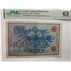 Image 1 : Germany Imperial Bank Note 100 Mark, 1908, P-33a PMG 63