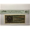 Image 1 : Greece/German & Italian Occpation WWII 5,000,000 Drachmai, 1944, P-128a PMG 65EPQ