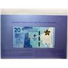 Image 1 : Hong Kong Bank of China 20 dollars, 2022, Prefix AA Beijing Olympics with Folder