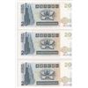 Image 2 : Hong Kong Chartered Bank $20 dollars, 1997, Lot of 5, UNC