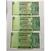 Image 1 : Hong Kong Chartered Bank 10 dollars, 1981, Lot of 3