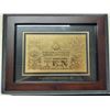 Image 2 : Hong Kong Shanghai Banking Corp $10 Banknote, Design of 1923, Pure Gold Leaf Replica by Just Gold, L