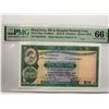 Image 2 : Hong Kong Shanghai Banking Corp 10 dollars, 1973, P-182g Wet Ink Transfer Printing Error PMG 66EPQ