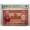 Image 1 : Hong Kong Shanghai Banking Corp 100 dollars, 1947, P-176e PMG 20