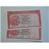 Image 1 : Hong Kong Shanghai Banking Corp 100 dollars, 1980, Lot of 2