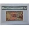 Image 1 : Hong Kong Shanghai Banking Corp 5 dollars, 1960, P-181a PMG 67EPQ