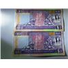 Image 3 : Hong Kong Shanghai Banking Corp 50 dollars, 1997, Lot of 2 Prefix AA