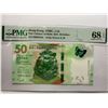 Image 1 : Hong Kong Shanghai Banking Corp 50 dollars, 2018, PMG 68EPQ