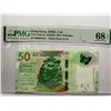 Image 1 : Hong Kong Shanghai Banking Corp 50 dollars, 2018, PMG 68EPQ