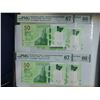 Image 1 : Hong Kong Stardard Chartered Bank 50 dollars, 2018, Lot of 4, P-303a PMG 66 and 67EPQ